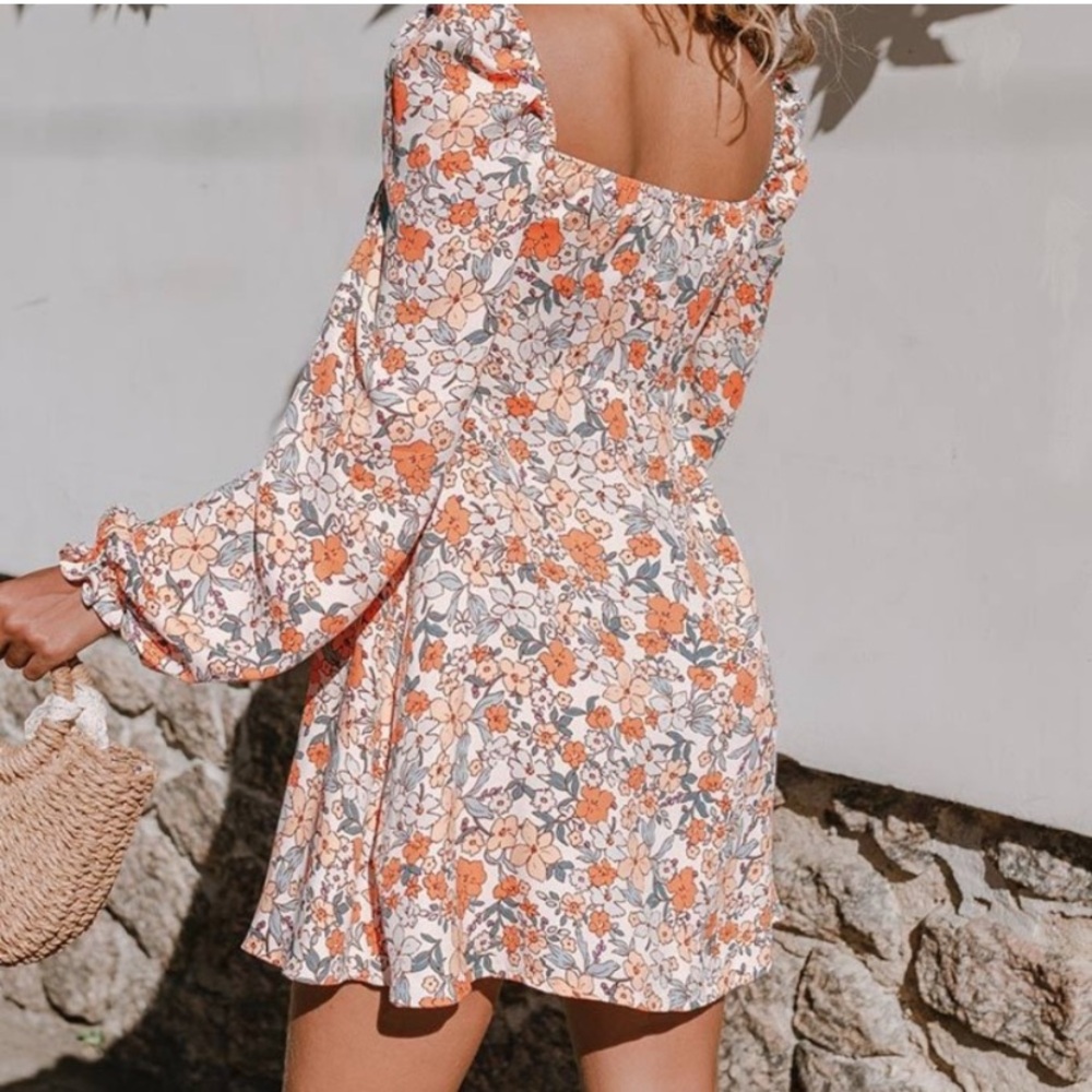 Cupshe Elodie Ditsy Dress Size M - Picture 2 of 6